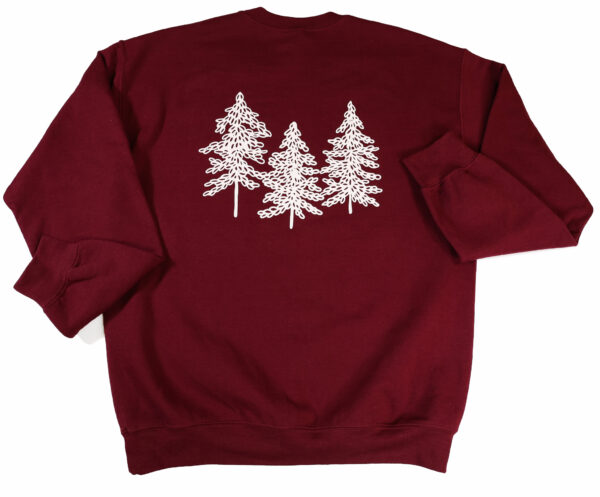 AGQ Maroon Crewneck - Image 2